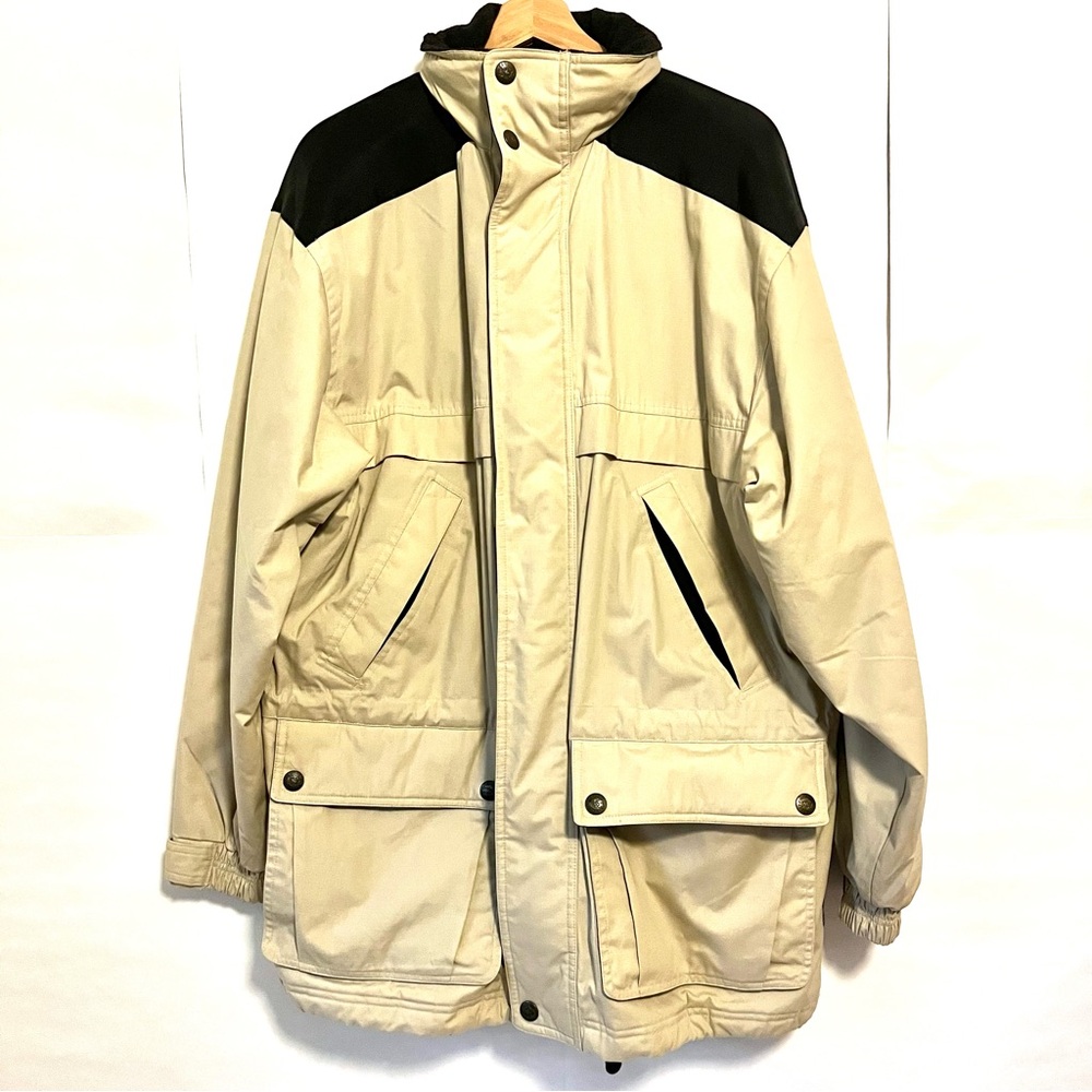 HOST PICK Pacific Trail Outdoor Wear Men’s Coat in Khaki with Black Trim - Picture 2 of 12